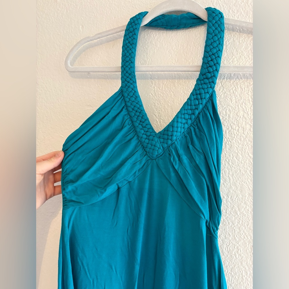 Spense Turquoise Sleeveless Dress